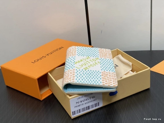 Frstbag ru Organizer-7.5*11.1*1 cm VUITTON LOUIS Pocket 0729